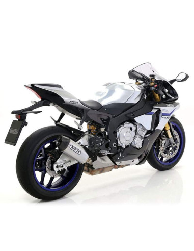 ARROW Escape aluminio fondo carbono INDY-RACE YAMAHA YZF R1 15-