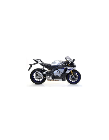 ARROW Escape aluminio fondo carbono INDY-RACE YAMAHA YZF R1 15-