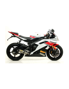 ARROW Escape titanio fondo carbono THUNDER YAMAHA YZF 600 R6 06- 2
