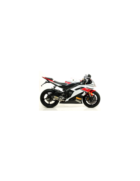 ARROW Escape titanio fondo carbono THUNDER YAMAHA YZF 600 R6 06-