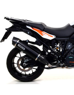 ARROW Escape aluminio negro KTM 1050-1090-1190 Adventure 13- y 1290 Super Adventure 15-