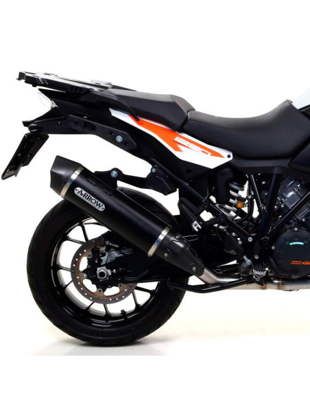 ARROW Escape aluminio negro KTM 1050-1090-1190 Adventure 13- y 1290 Super Adventure 15-
