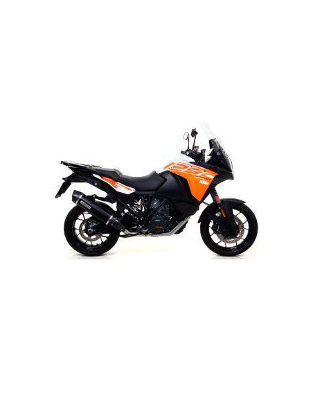 ARROW Escape aluminio negro KTM 1050-1090-1190 Adventure 13- y 1290 Super Adventure 15-