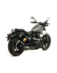 ARROW Kit escape acero negro y adaptador Yamaha XV 950R 14- 2