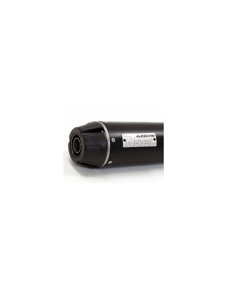 ARROW Kit escape acero negro y adaptador Yamaha XV 950R 14-