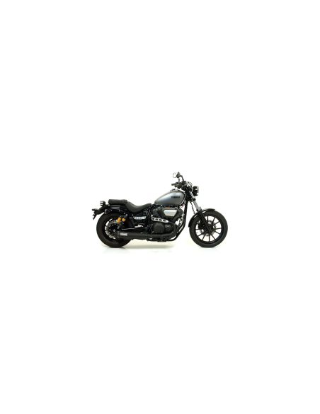 ARROW Kit escape acero negro y adaptador Yamaha XV 950R 14-