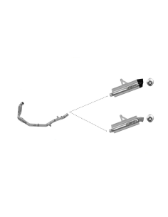ARROW Colector acero inoxidable DEKAT HONDA CRF1000L AFRICA TWIN 16 2