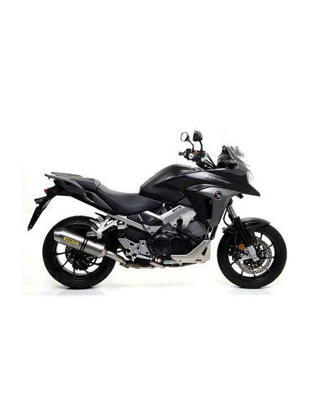 ARROW Escape titanio fondo carbono Honda CrossRunner 800 15-