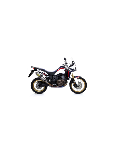 ARROW Escape titanio fondo acero MAXI RACE-TECH HONDA CRF1000L AFRICA TWIN 16