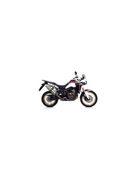 ARROW Escape titanio fondo acero MAXI RACE-TECH HONDA CRF1000L AFRICA TWIN 16