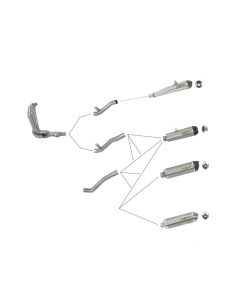 ARROW Colector acero KAWASAKI ZX-10R 11-15 2