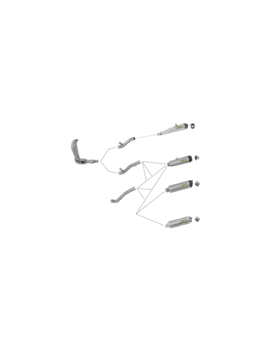 ARROW Colector acero KAWASAKI ZX-10R 11-15