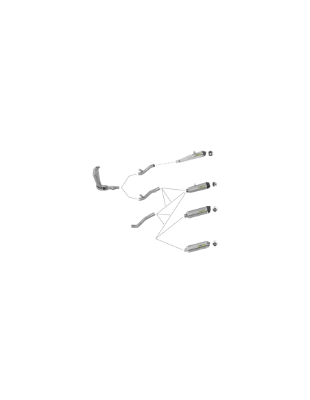 ARROW Colector acero KAWASAKI ZX-10R 11-15