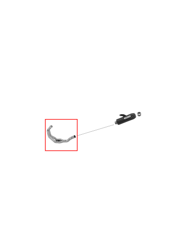 ARROW Colector acero Yamaha MT09/MT09 Tracer 13-/XSR 900 16-
