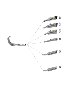 ARROW Colector cónico acero Honda CB600F 07-11/CBR600F 11-13 2