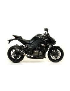 ARROW Juego escapes aluminio negro fondo acero KAWASAKI Z1000 10- 2