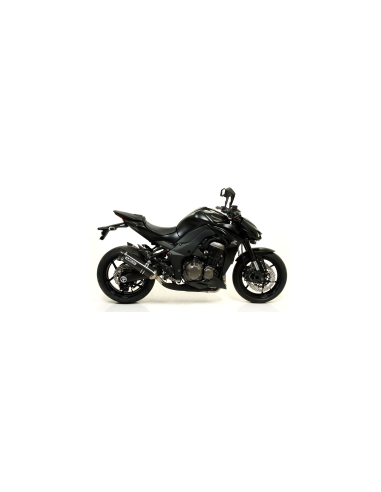 ARROW Juego escapes aluminio negro fondo acero KAWASAKI Z1000 10-