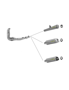 ARROW Colector acero YAMAHA YZF 600 R6 12-16 2
