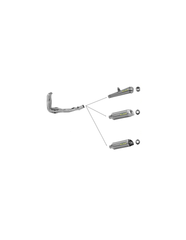 ARROW Colector acero YAMAHA YZF 600 R6 12-16