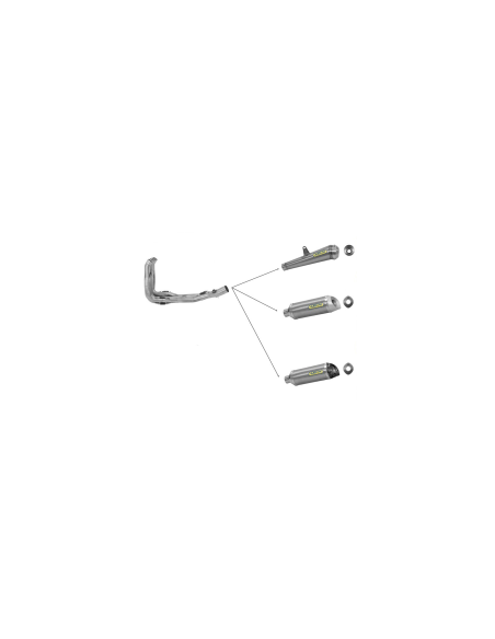 ARROW Colector acero YAMAHA YZF 600 R6 12-16