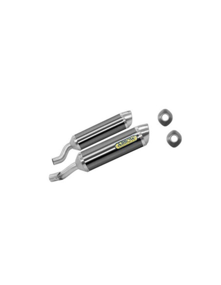 ARROW Juego escapes carbono fondo carbono KAWASAKI Z1000 10-