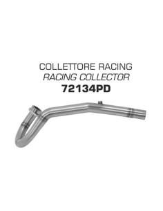 ARROW Colector de acero inoxidable Racing Off Road para Honda CRF 250 L/Rally 17- 2