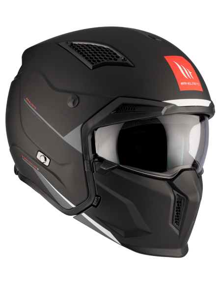 CASCO MT HELMETS MODELO STREETFIGHTER SV S SOLID A1 MATT BLACK