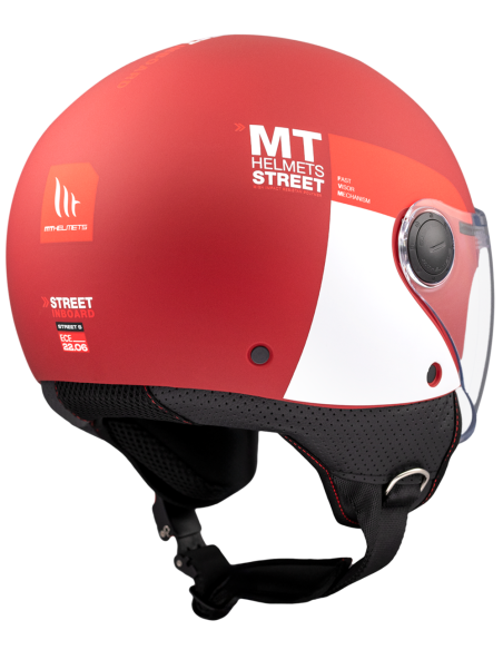 CASCO MT HELMETS MODELO STREET S INBOARD C5 MATT