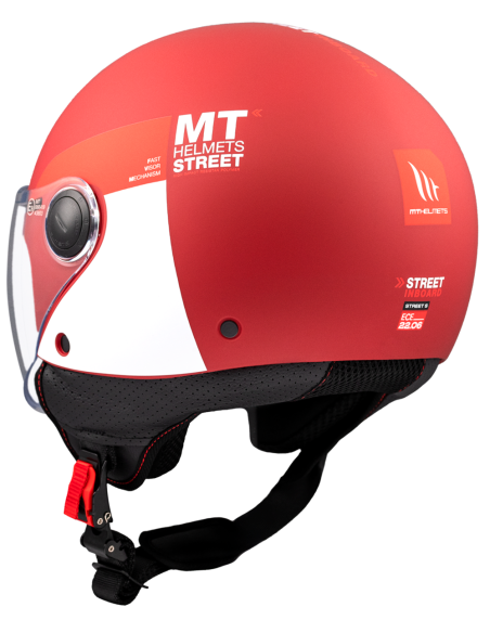 CASCO MT HELMETS MODELO STREET S INBOARD C5 MATT