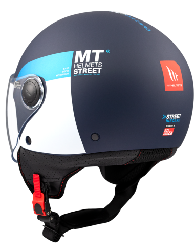 CASCO MT HELMETS MODELO STREET S INBOARD C7 MATT
