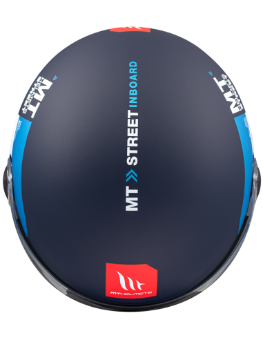 CASCO MT HELMETS MODELO STREET S INBOARD C7 MATT