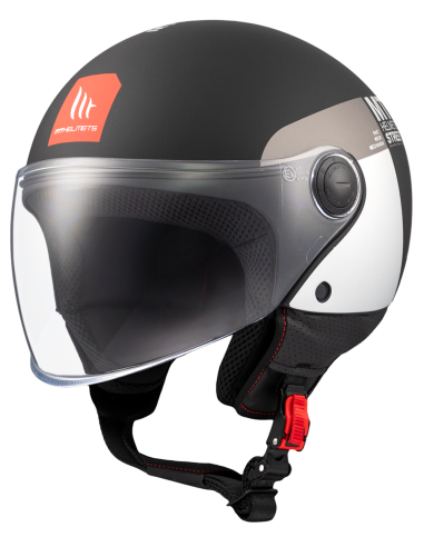 CASCO MT HELMETS MODELO STREET S INBOARD D2 MATT