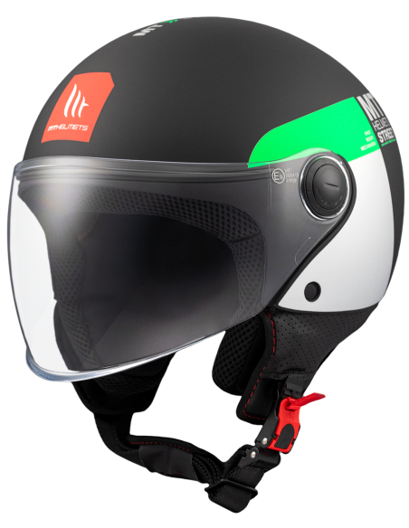 CASCO MT HELMETS MODELO STREET S INBOARD D6 MATT