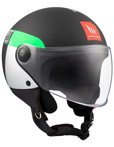 CASCO MT HELMETS MODELO STREET S INBOARD D6 MATT