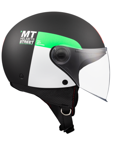 CASCO MT HELMETS MODELO STREET S INBOARD D6 MATT