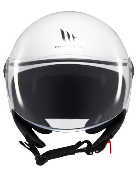 CASCO MT HELMETS MODELO STREET S SOLID A0 GLOSS WHITE