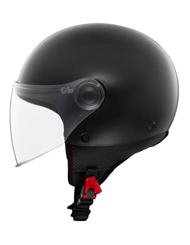 CASCO MT HELMETS MODELO STREET S SOLID A1 GLOSS BLACK