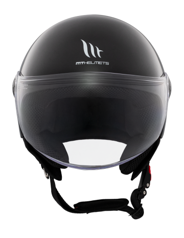 CASCO MT HELMETS MODELO STREET S SOLID A1 GLOSS BLACK
