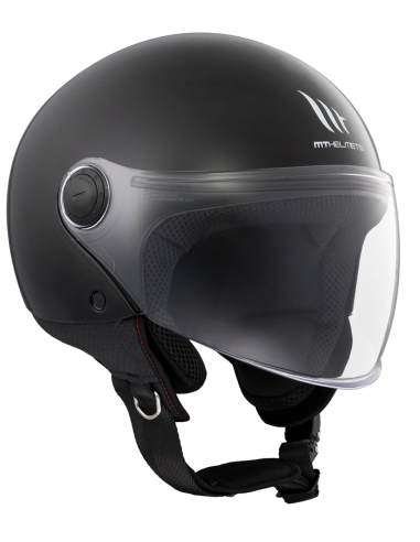 CASCO MT HELMETS MODELO STREET S SOLID A1 GLOSS BLACK