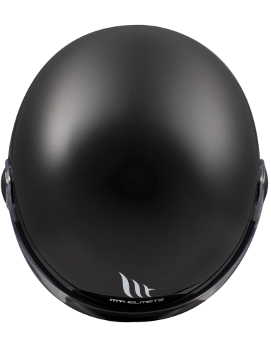 CASCO MT HELMETS MODELO STREET S SOLID A1 GLOSS BLACK