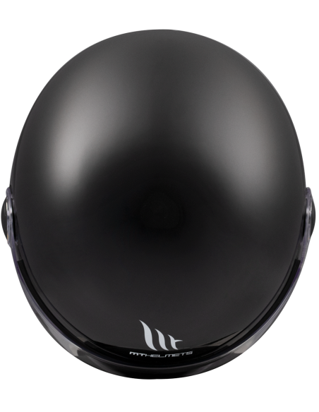 CASCO MT HELMETS MODELO STREET S SOLID A1 GLOSS BLACK