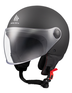 CASCO MT HELMETS MODELO STREET S SOLID A1 MATT BLACK 2