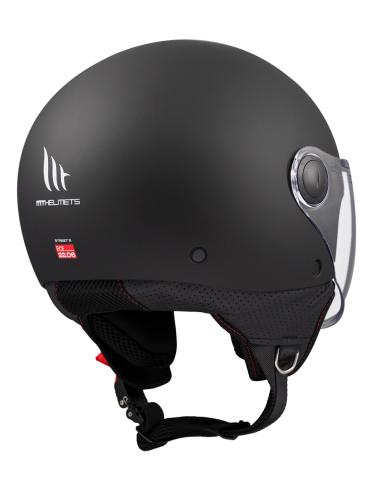 CASCO MT HELMETS MODELO STREET S SOLID A1 MATT BLACK