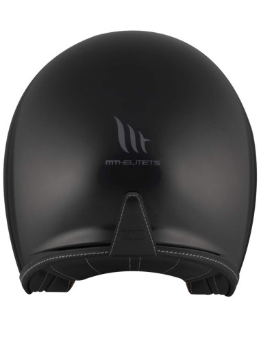 CASCO MT HELMETS MODELO LE MANS 2 SV S SOLID A1 NEGRO BRILLO