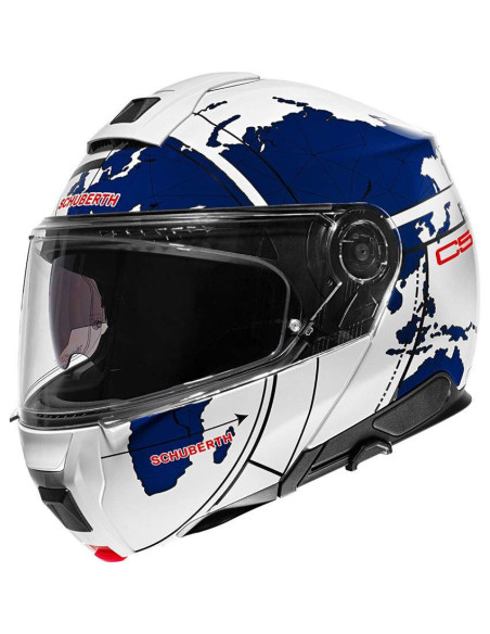CASCO MARCA SCHUBERTH C5 GLOBE AZUL BRILLO