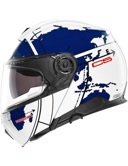 CASCO MARCA SCHUBERTH C5 GLOBE AZUL BRILLO