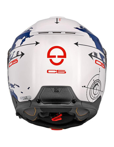 CASCO MARCA SCHUBERTH C5 GLOBE AZUL BRILLO