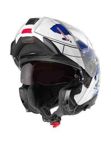 CASCO MARCA SCHUBERTH C5 GLOBE AZUL BRILLO