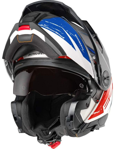 CASCO OFF ROAD SCHUBERTH MODELO E2 EXPLORER AZUL BRILLO