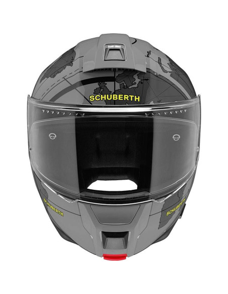 CASCO MARCA SCHUBERTH C5 GLOBE DE COLOR GRIS BRILLO